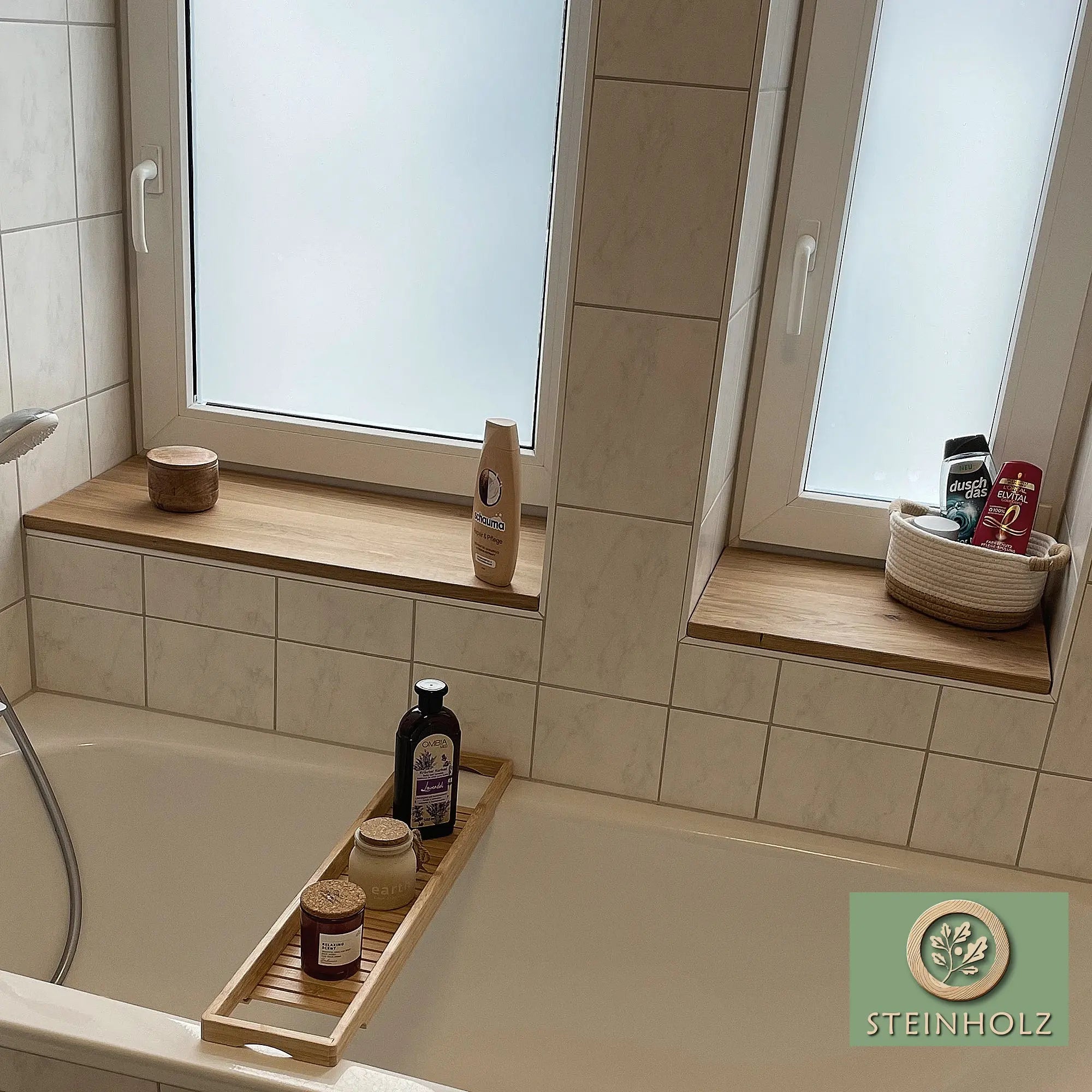 Fensterbank aus massiver Wildeiche – Maßgefertigt, natürlich & zeitloses Design steinholz