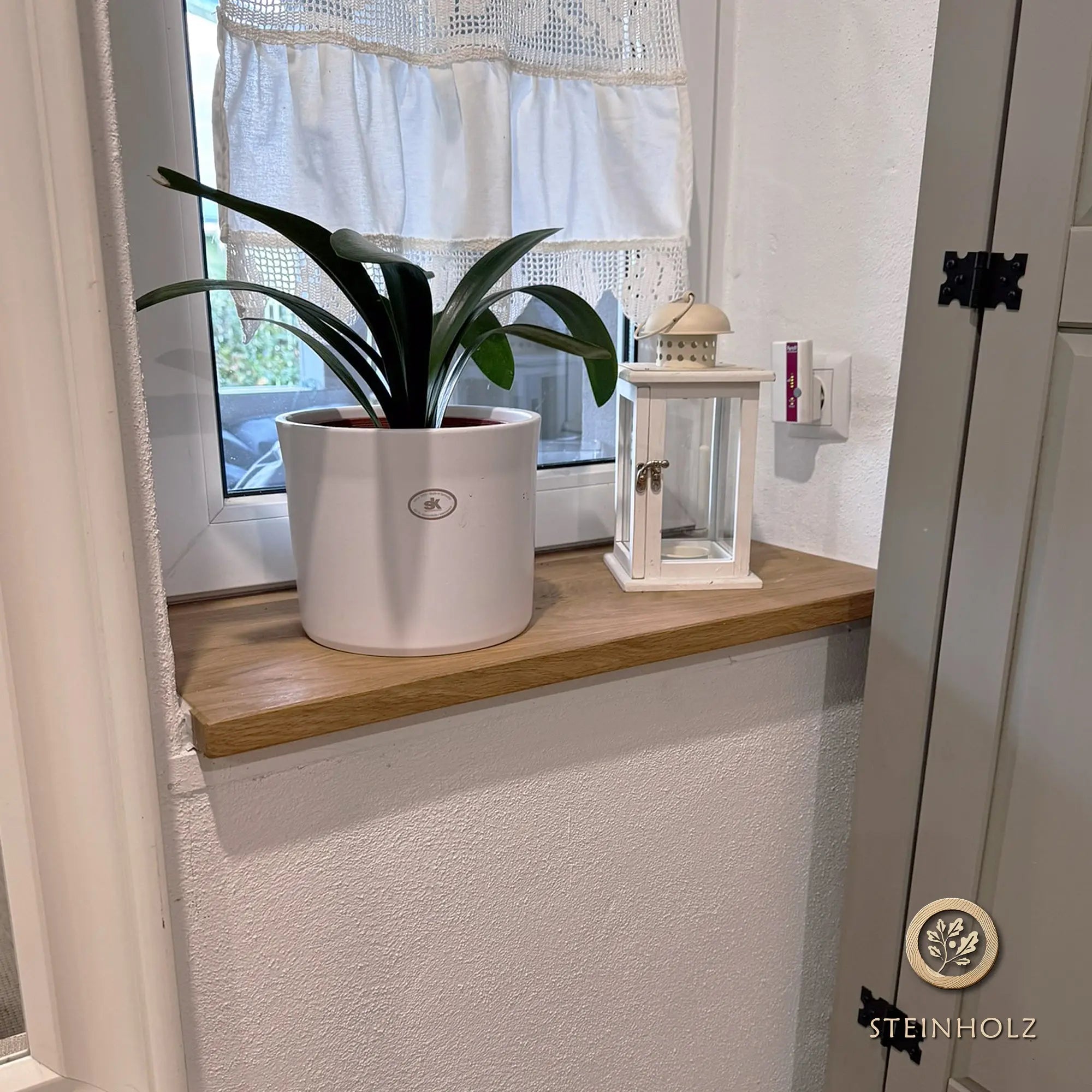 Fensterbank aus massiver Wildeiche – Maßgefertigt, natürlich & zeitloses Design steinholz