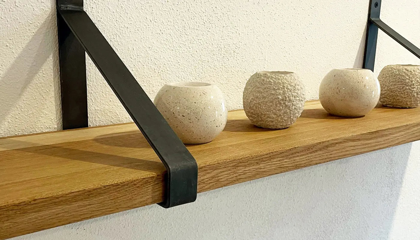 Wandboards mit Halterungen Steinholz