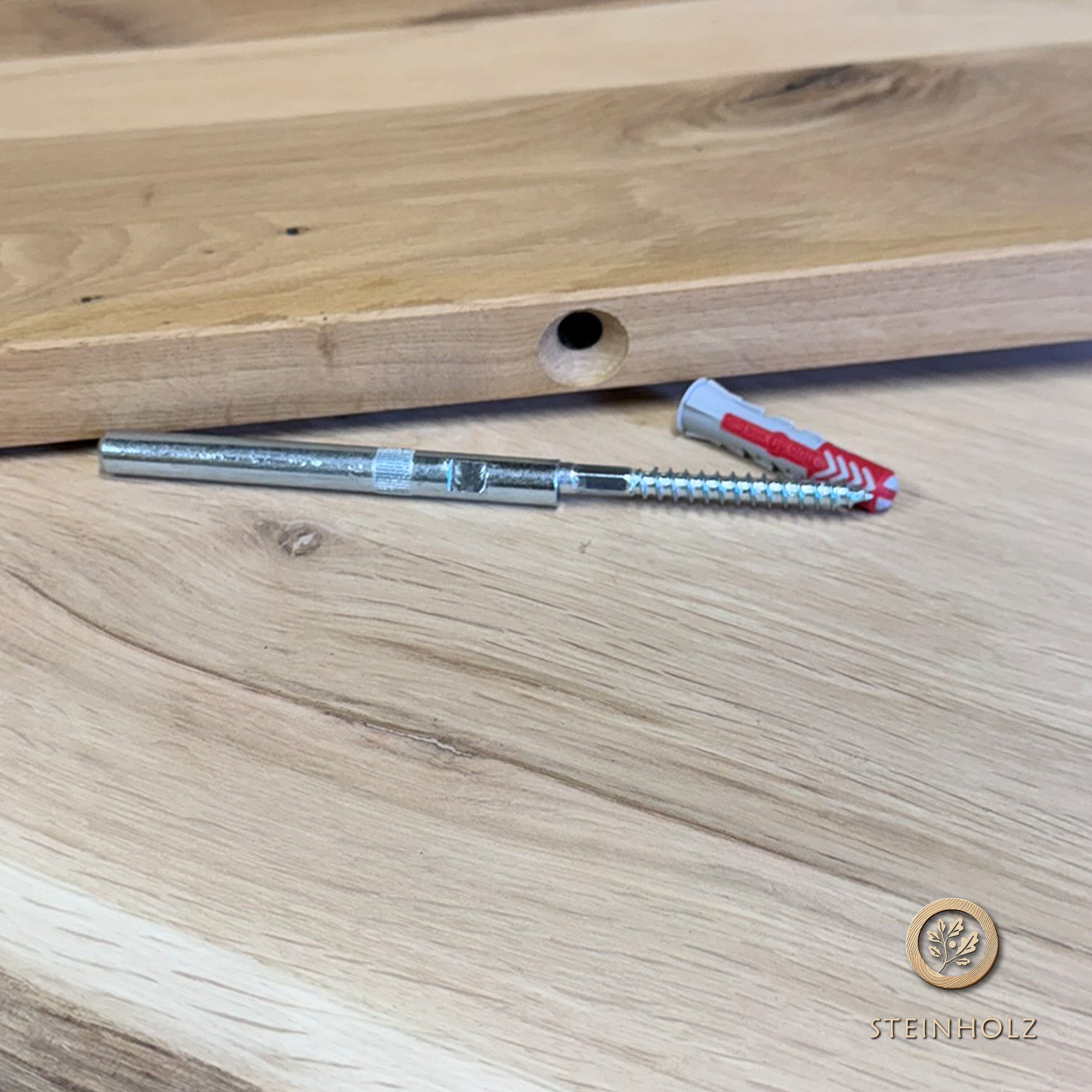 Hidden brackets for wall shelves – Invisible fastening for a floating look